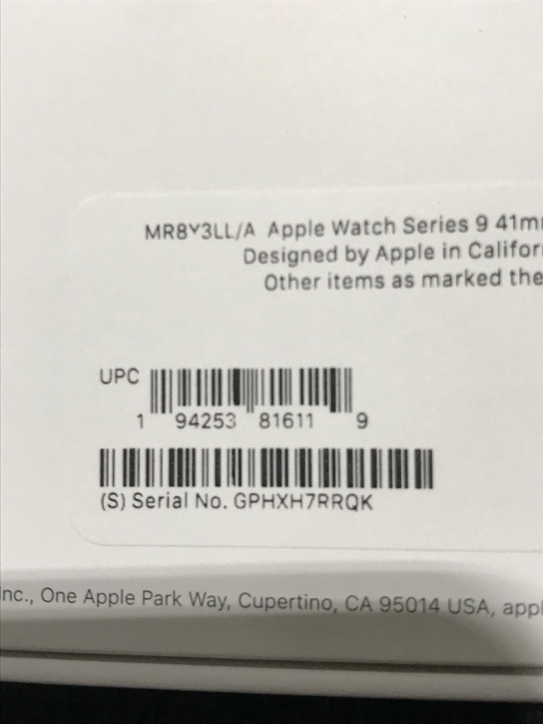 Photo 14 of Apple Watch Series 9 [GPS 41mm] Smartwatch with Midnight Aluminum Case with Midnight Sport Loop. Fitness Tracker, Blood Oxygen & ECG Apps, Always-On Retina Display, Carbon Neutral Midnight Aluminum Case with Midnight Sport Loop 41mm One Size - fits 130–20