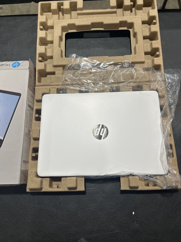 Photo 5 of HP 2022 Newest Stream 14" HD Display, Intel Celeron N4120 Processor, 4GB Memory - 64GB eMMC,WiFi,Bluetooth, Type-C, 802.11AC, Win10 S - Snowflake White