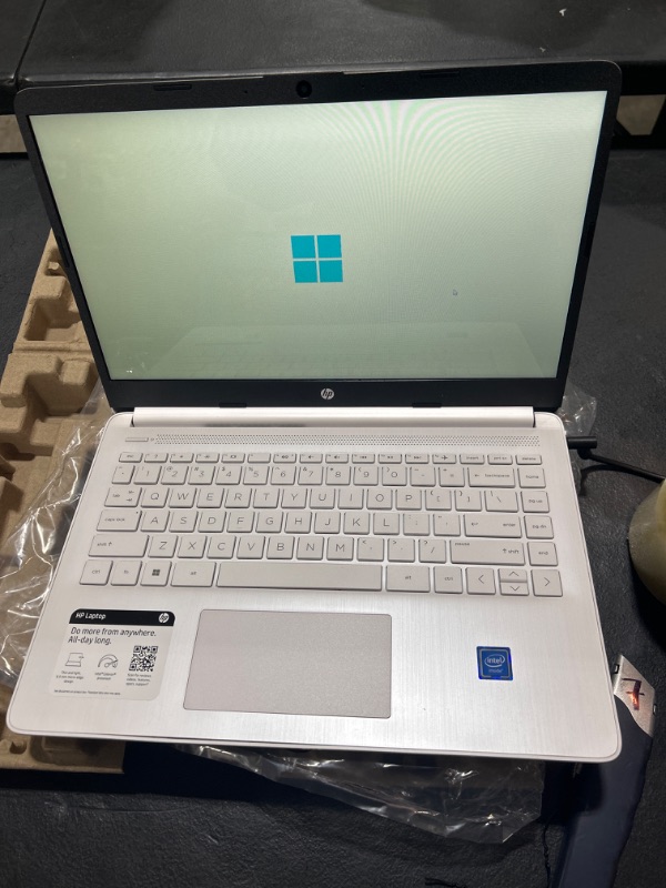 Photo 3 of HP 2022 Newest Stream 14" HD Display, Intel Celeron N4120 Processor, 4GB Memory - 64GB eMMC,WiFi,Bluetooth, Type-C, 802.11AC, Win10 S - Snowflake White