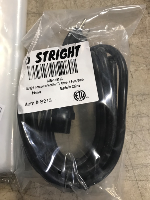 Photo 2 of 8FT Power Cord (NEMA 6-15P to C13) for Replacement Bitmain Antminer APW3++ Bitcoin Crypto Miners Digital Ballasts and and Other ASIC Miners, 16/3 Power Cable Black