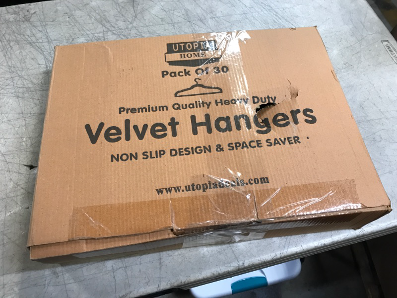 Photo 1 of 30 PACK VELVET HANGERS 