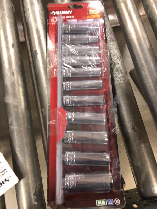 Photo 2 of 1/2 in. Drive Metric Deep Socket Set (11-Piece)