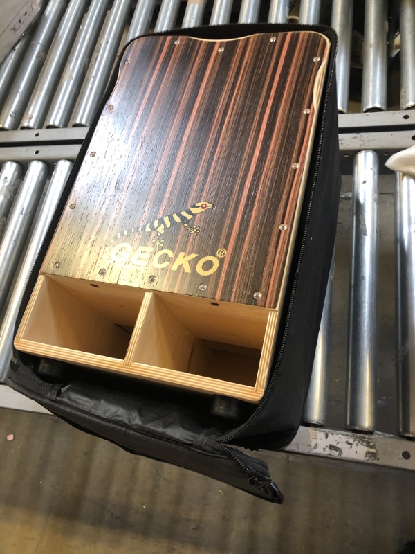 Photo 3 of Latest GECKO Cajon BOX Drum-Wooden Percussion Box, with Internal Adjustable Guitar Strings,2-YEAR WARRANTY CL12SS