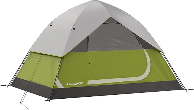 Photo 1 of 2/4-Person Family Dome Tent with Removable Rain-Fly, Easy Set Up Portable Camping Tent for Backpacking Hiking Backyard Outdoor, Green/Blue/2-person/4-person