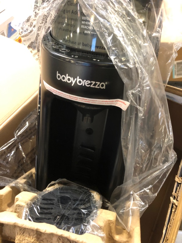 Photo 3 of Baby Brezza Formula Pro Advanced WiFi Formula Dispenser Machine - Automatically Mix a Warm Formula Bottle Instantly - Easily Make Bottle with Automatic Powder Blending, Black
