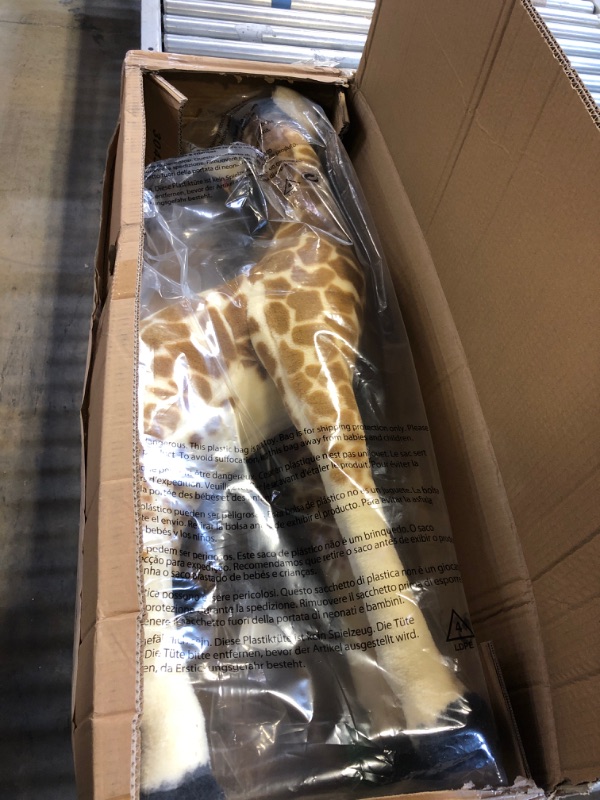 Photo 1 of 4 FT GIRAFFE PLUSH