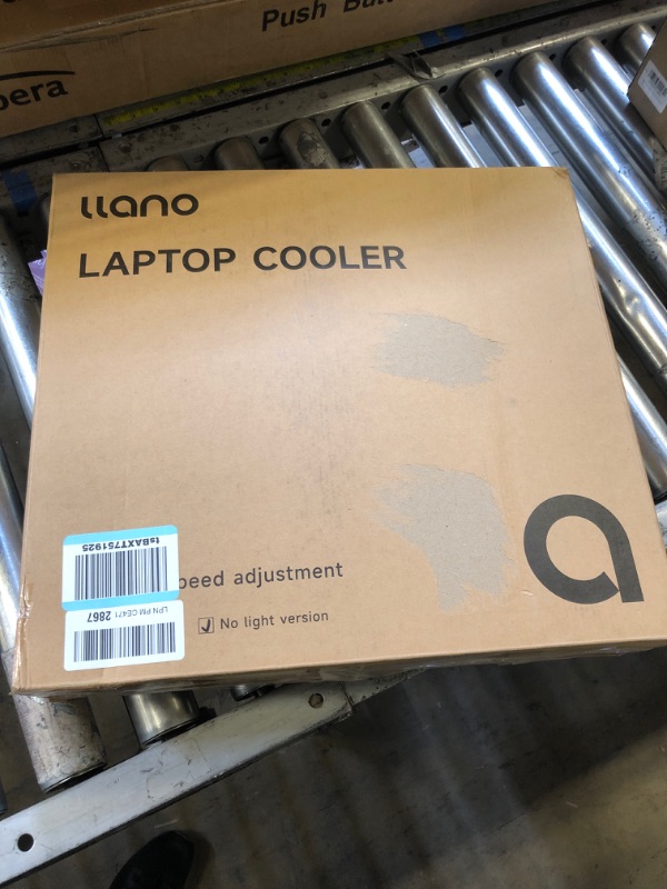 Photo 2 of llano Gaming Laptop Cooling Pad, Laptop Cooler Stand with 5.5inch External Cooling Fan, Fast Cooling Computer Laptop 15-21in, Adjustable Speed, Touch Control, 3-Port USB A, a Mouse Pad Included