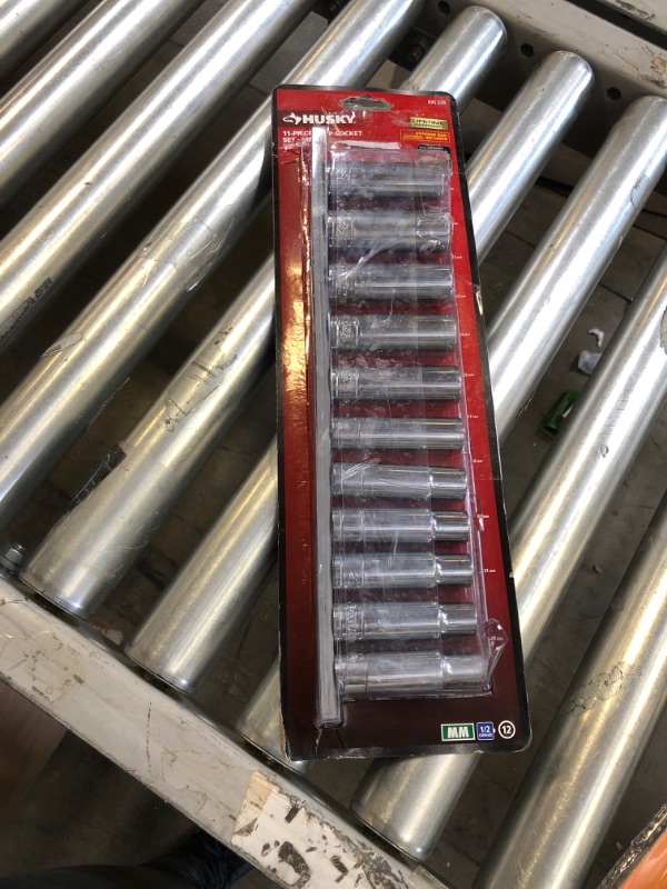 Photo 2 of 1/2 in. Drive Metric Deep Socket Set (11-Piece)