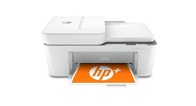 Photo 1 of HP DeskJet 4155e Wireless Color All-in-One Printer & 67XL Tri-Color High-Yield Ink Cartridge 