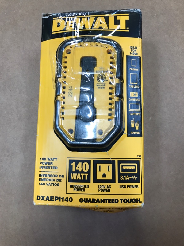 Photo 2 of DeWalt Power Inverter Dxaepi140