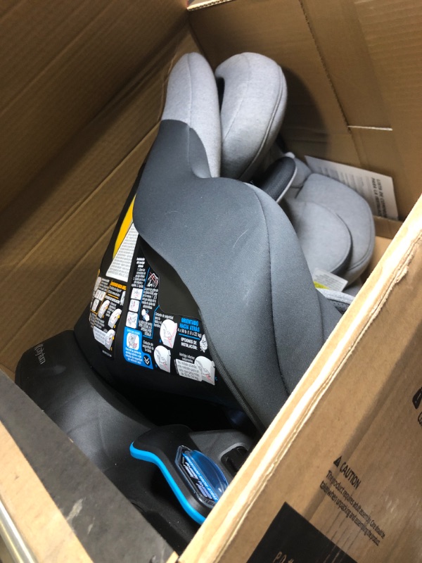 Photo 2 of Baby Jogger City Turn Rotating Convertible Car Seat | Unique Turning Car Seat Rotates for Easy in and Out, Phantom Grey