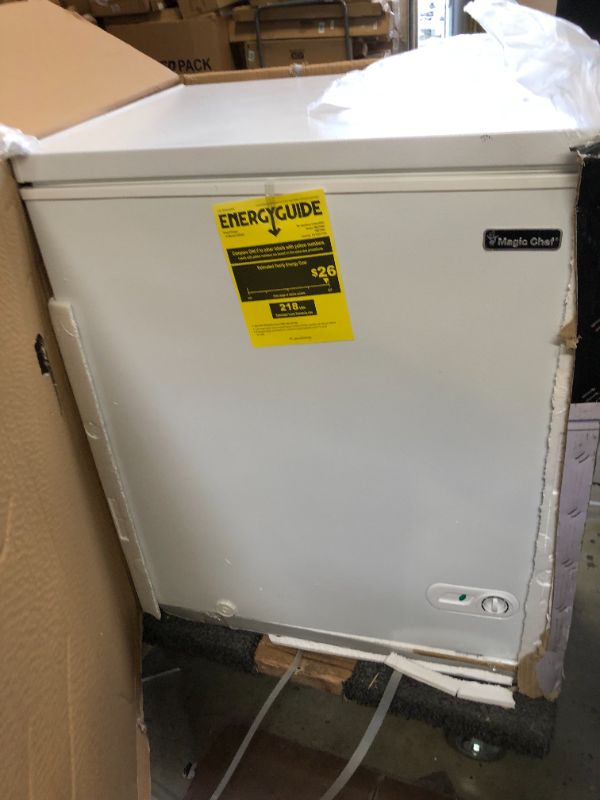 Photo 2 of 5.0 cu. ft. Chest Freezer in White
