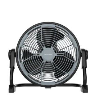 Photo 1 of 12 in. Rechargeable DC HV Floor Fan
