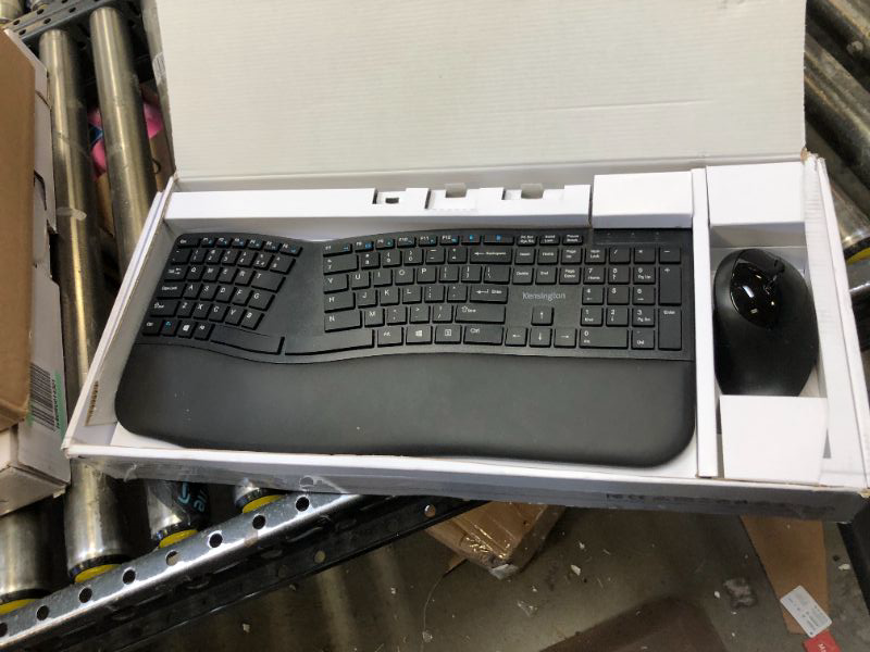 Photo 2 of Kensington Pro Fit Ergonomic Wireless Keyboard and Mouse - Black (K75406US)