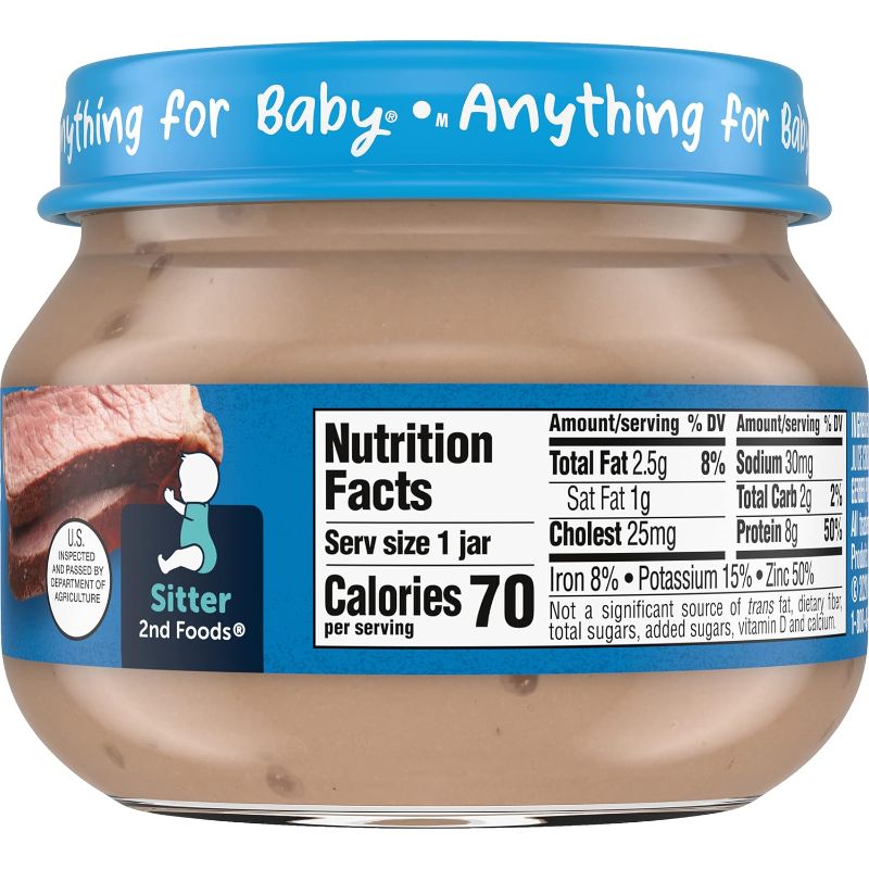 Photo 1 of  GERBER TURKEY AND GRAVY 10-2.5 OZ BABY FOOD EXP DEC 31 2024