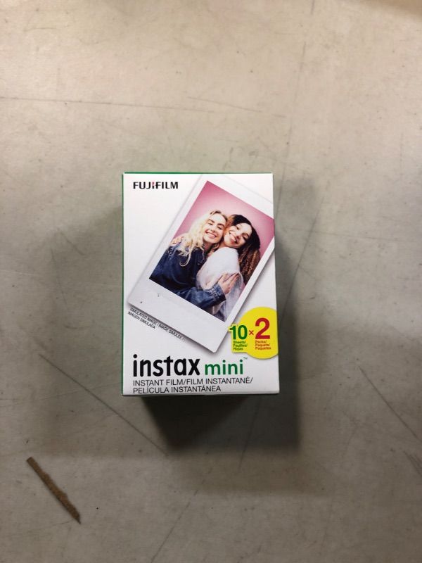 Photo 2 of Fujifilm Instax Mini Instant Film Twin Pack (White) 20 photos White