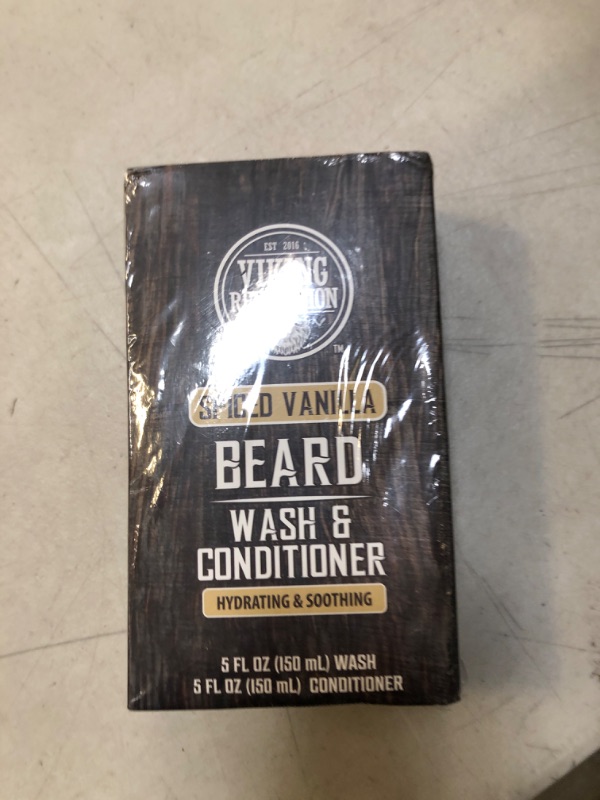 Photo 2 of Beard Wash & Conditioner - Spiced Vanilla 5oz - SEALED 