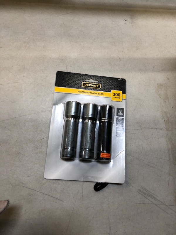 Photo 2 of 
300 Lumens Aluminum Flashlight (3-Pack)