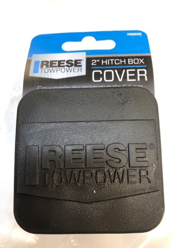 Photo 2 of Reese Towpower 7000600 Receiver Tube Cover Black, 2 inch Hitch Box Cover