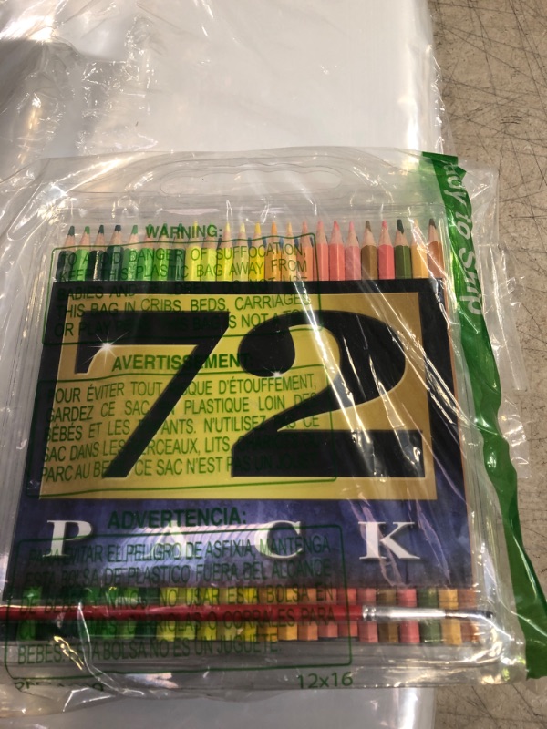 Photo 2 of Artist's Choice 72 Pack Watercolor Pencils with Paintbrush