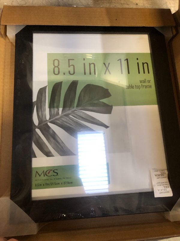 Photo 1 of MCS Studio Document Frame, Gallery Wall Frame Fits 8.5 x 11 Diplomas, Documents & Certificates, Black Woodgrain, Single