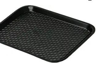 Photo 1 of 12 PACK FOOD HOLDING TRAYS BLACK 