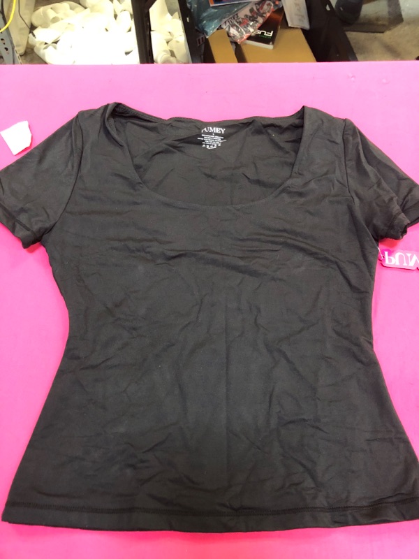 Photo 1 of black shortsleeve pumiey shirt 