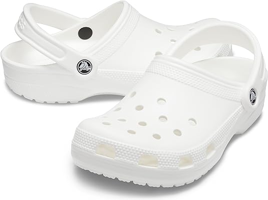 Photo 1 of Crocs Adult WHITE  Classic Clogs
SIZE 12 MEN 