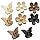 Photo 1 of 8Pcs Large Hair Claw Clips, Claw Clips for Thick Hair, Neutral Square Claw Clip, Big Matte Hair Clip Strong Jaw Clips, Butterfly Non-slip Hair Clips for Women’s Thin Hair (2 Styles)