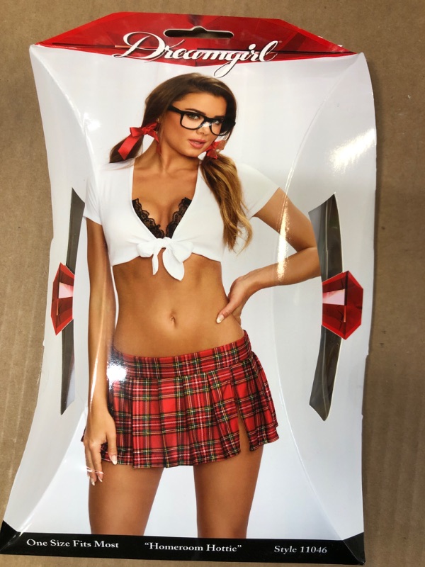 Photo 1 of DREAMGIRL TWO PIECE SCHOOLGIRL SET ONE SIZE FITS MOST