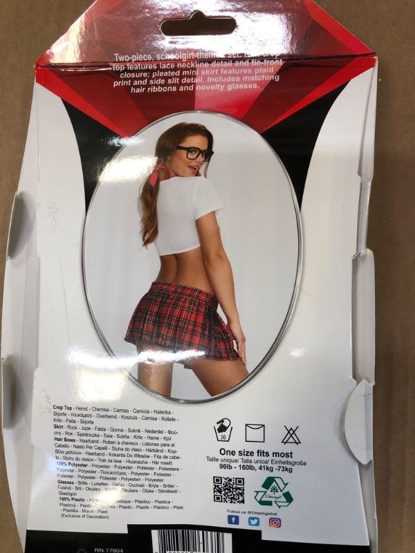 Photo 1 of DREAMGIRL TWO PIECE SCHOOLGIRL SET ONE SIZE FITS MOST