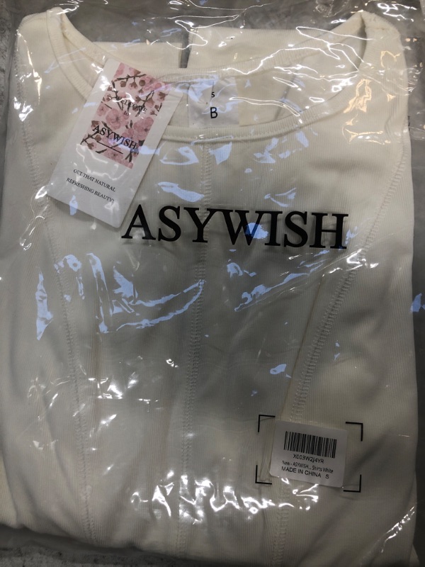 Photo 1 of asywish white shirt size small