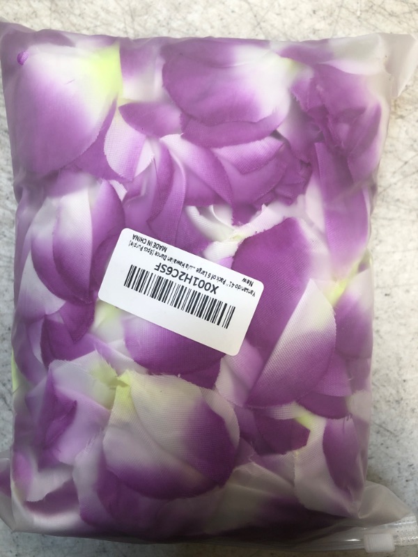 Photo 2 of 6 Pcs Thicken 41 Inch Purple Hawaiian Leis for Graduation Party, Dance Party, Photo Prop in Outdoors (6 Pcs)