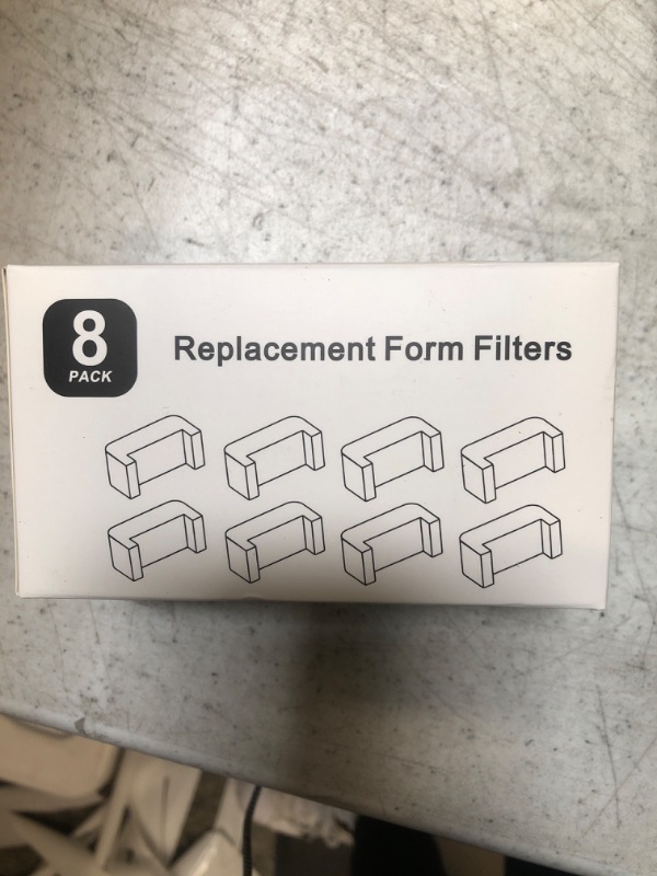 Photo 2 of 8/12 Pack Foam Filters for Cat Water Fountain, Cirfifth Sponge Cat Fountain Filters, Pet Fountain Filter Replacement (8 Pack)
