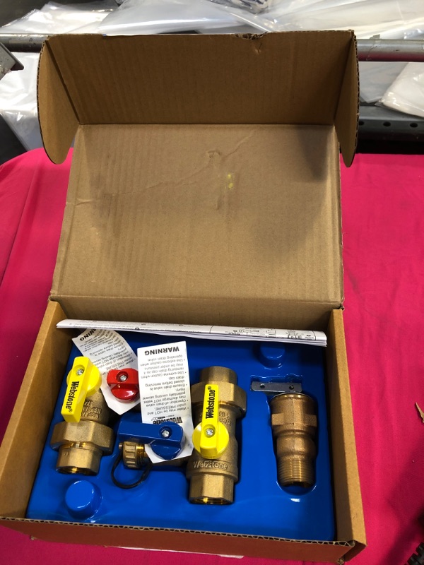 Photo 2 of 3/4 in. EXP Ultra-Compact Tankless Water Heater Service Valve Kit