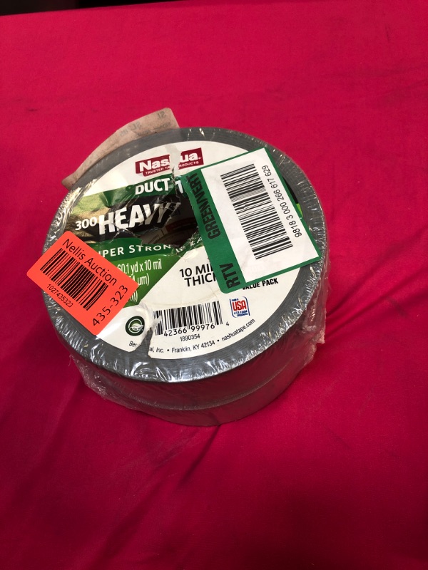 Photo 2 of 1.89 in. x 120 yd. 300 Heavy-Duty Duct Tape in Silver (2-Pack)