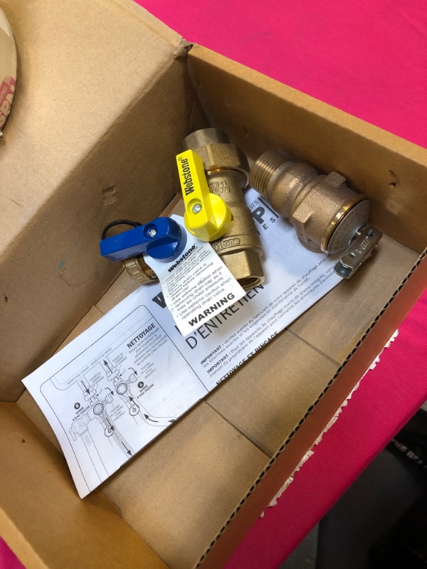 Photo 1 of 3/4 in. EXP Ultra-Compact Tankless Water Heater Service Valve Kit