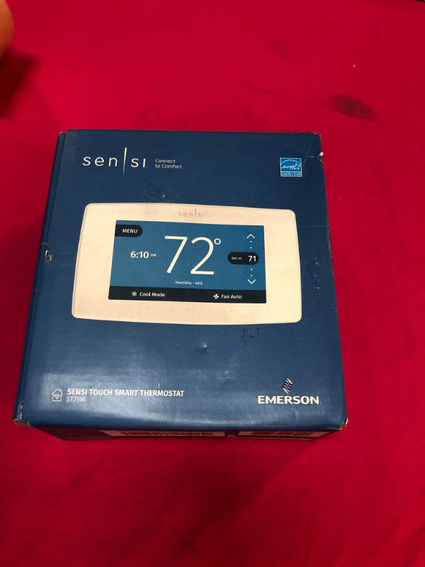 Photo 2 of Sensi Touch Smart Programmable Wi-Fi Thermostat-Works with Alexa, C-Wire Required