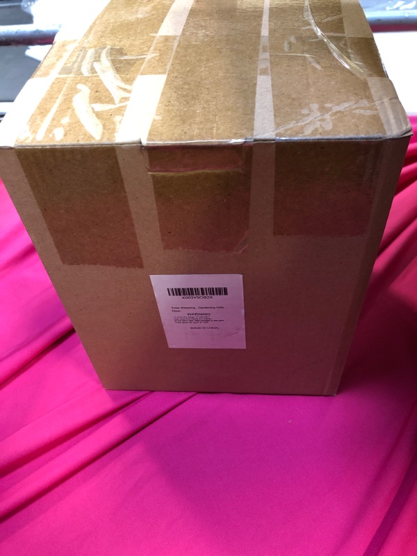 Photo 1 of Solar Christmas Decorations, Solar Watering Can with Lights Outdoor Large Hanging Lantern Waterfall Lights Waterproof Christmas Gardening Gifts Decorative Stake Lights for Pathway Yard Garden Decor Santa Claus