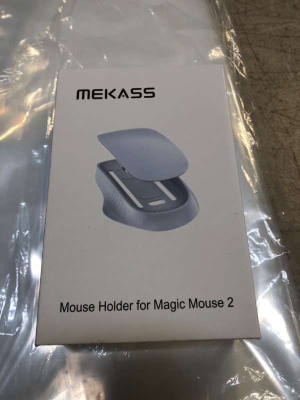 Photo 2 of MEKASS Ergonomic Mouse Grip for Magic Mouse 2, Improves Comfort, Widens Grip, Holding The Magic Mouse 2 Firmly for Better Control (White)