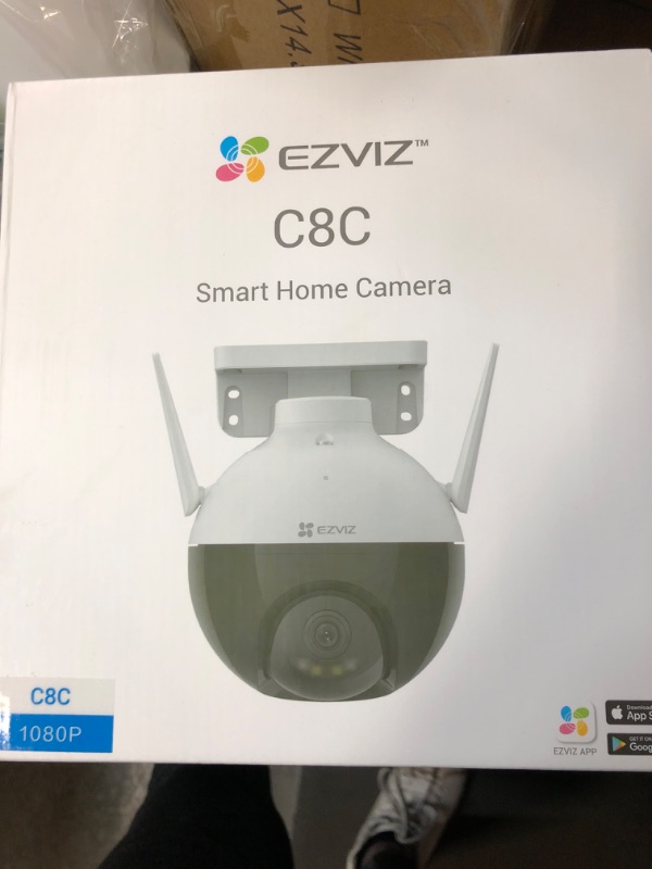 Photo 2 of EZVIZ Outdoor Camera Wired, 360 PTZ WiFi Cameras for Home Security Outside, Home Security Cameras with AI Detection, Color Night Vision, 24/7 Recording, Audio Pick-up, Waterproof, Alexa, 256GB C8C-Color Night Vision