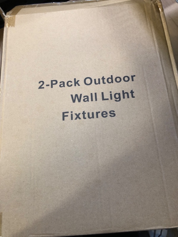 Photo 1 of 2 pack outdoor wall light fixtures