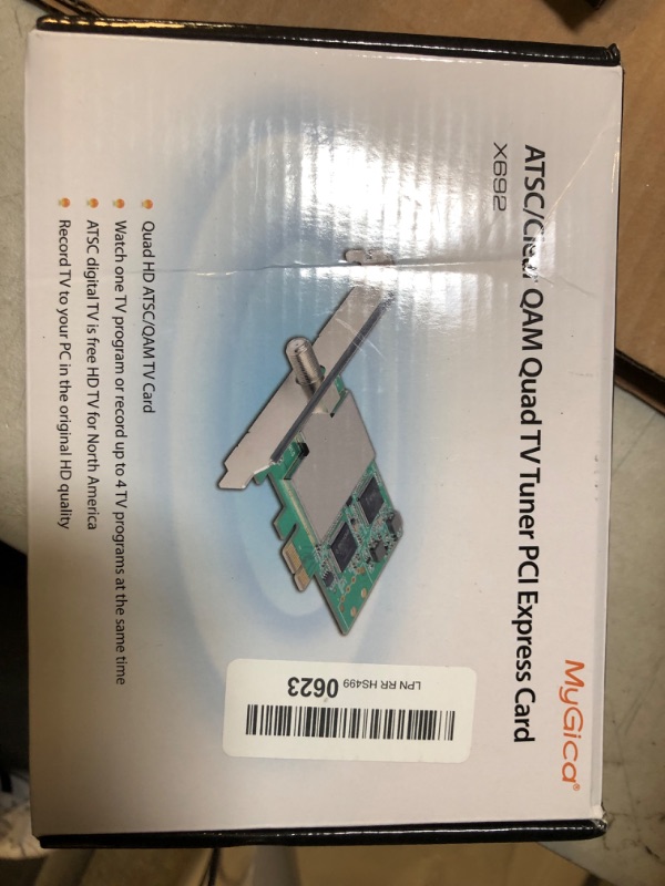 Photo 2 of MyGica X692 PCI Express TV Tuner Card,Quad ATSC TV Tuner Module,Four Tuners on a Half Height PCI Express Board OTA Record for Windows PC Laptop Computer