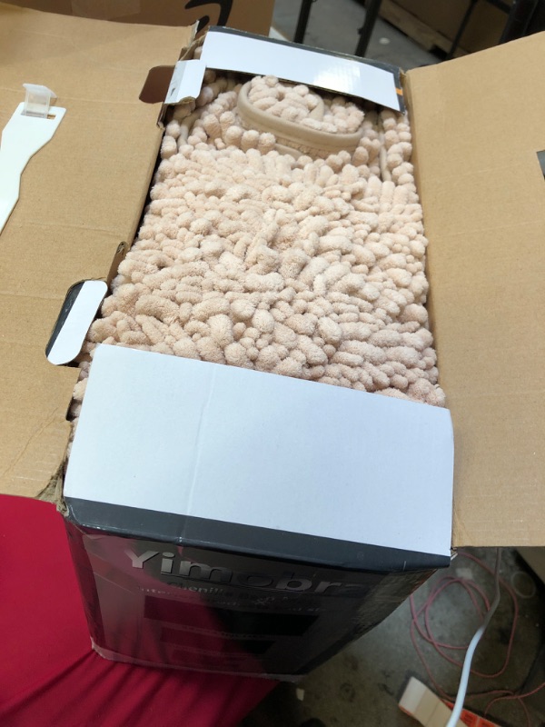 Photo 1 of Yimobra Bathroom Rugs Sets 3 Piece, Fluffy Plush Chenille Baht Room Mats Sets with Toilet Rug U Shaped, Soft Shaggy Absorbent Non Slip Shower Rug for Sink, Laundry Room Mat, Machine Washable, Beige Beige 24.4"x20.4" + 31.5"x19.8"+ 44.1"x24"