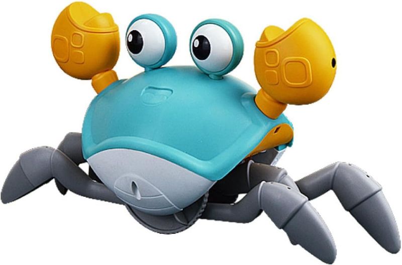 Photo 1 of Electric Induction Crab Rechargeable Kids Crawl Walking Avoiding Obstacles 1-2 Year Old Toys
 