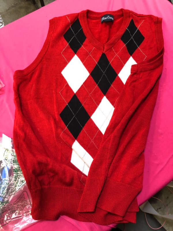 Photo 2 of Blue Ocean Kids Argyle Sweater Vest
  