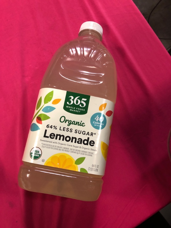 Photo 2 of 365 by Whole Foods Market, Organic Light Lemonade, 64 Fl Oz 03/24