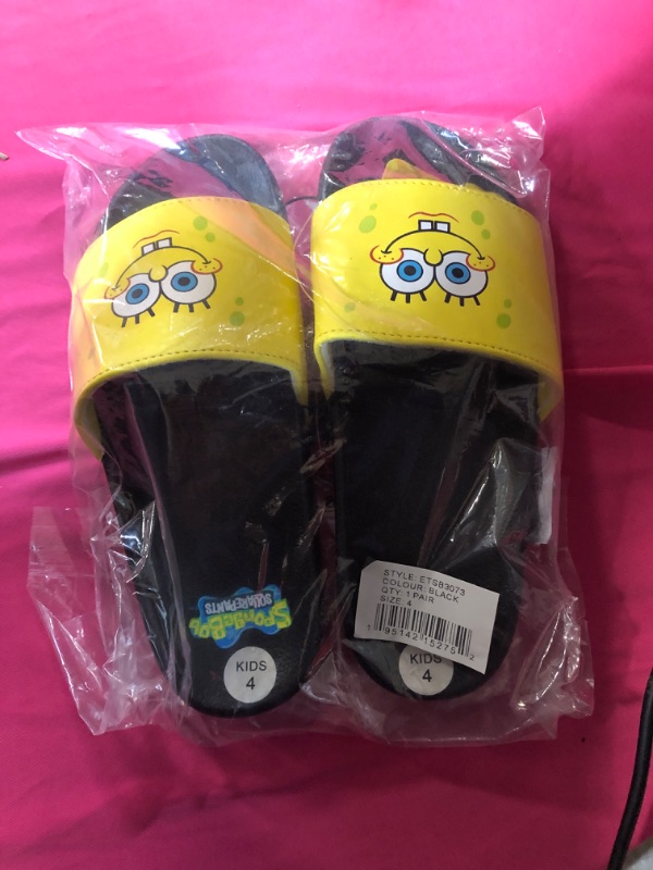 Photo 1 of Boys SpongeBob Square Pants Soccer Slide Sizes kids 4 