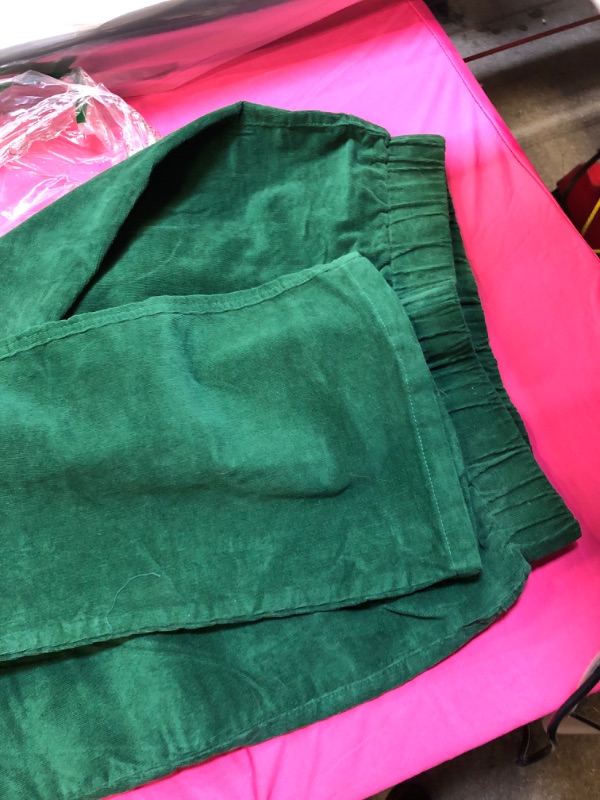 Photo 2 of flare green stretch pants comfy 