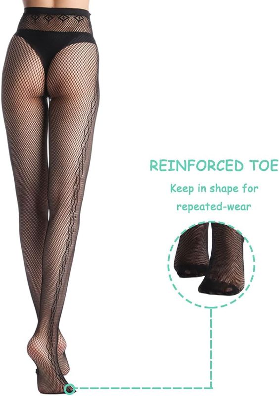 Photo 1 of Fishnet Tights Stockings Thigh High Stockings High Waisted Tights Pantyhose for Women mix styles 